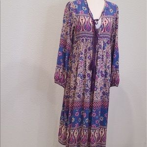R. Vivimos Bohemian mid length dress